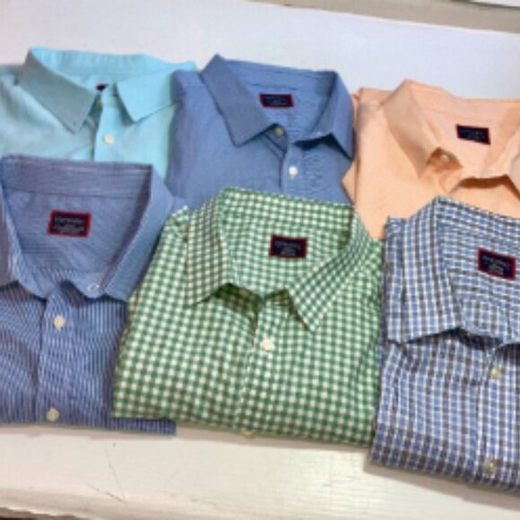 UntuckIt Men's XXXLC Button Up Long Sleeve Shirts Lot of 6 Big Tall - Picture 1 of 16